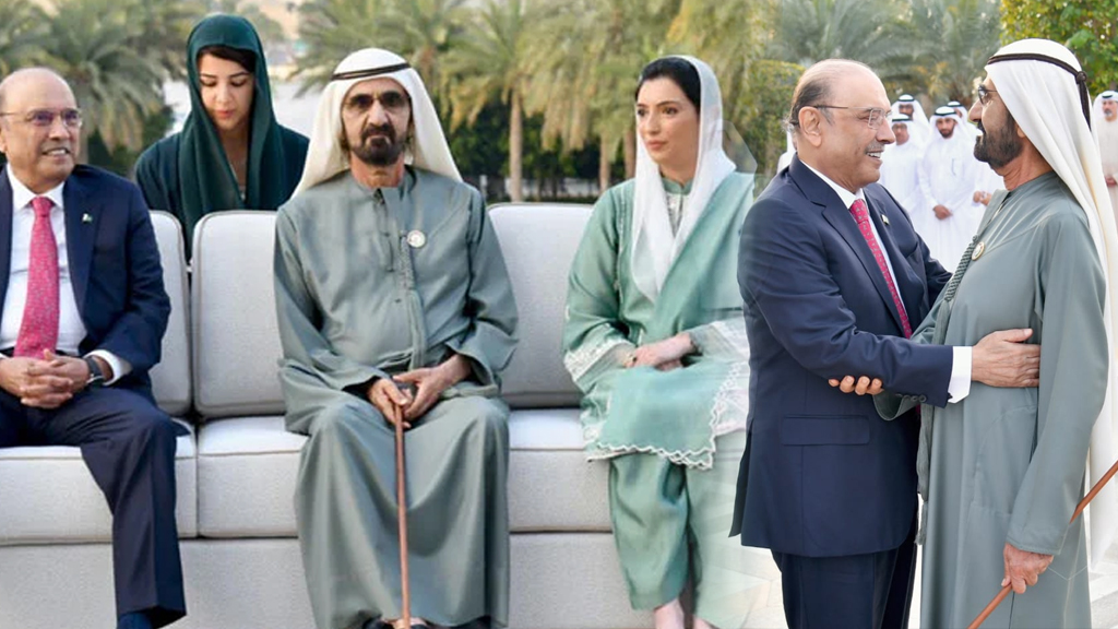 3- President Zardari Meets UAE Administration
